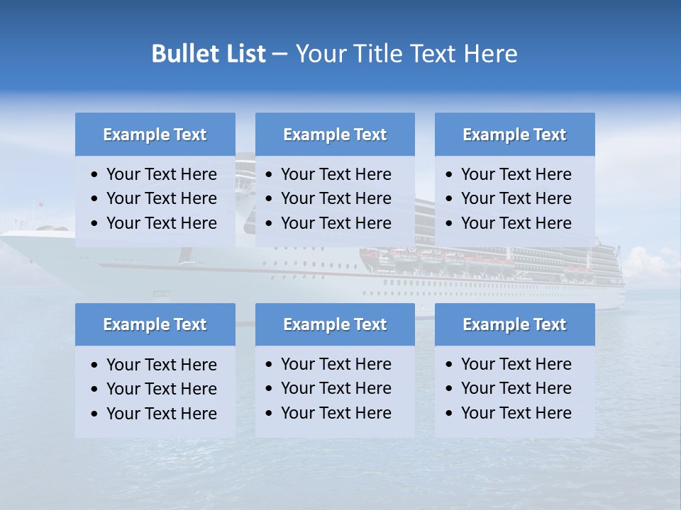Vacation Transportatio Nautical PowerPoint Template