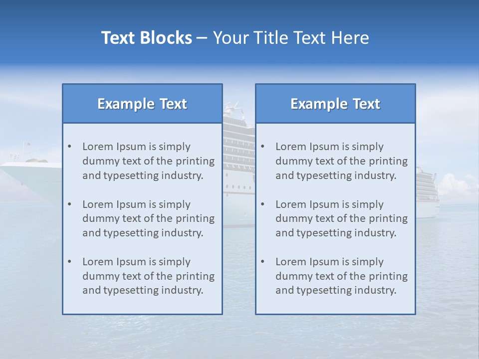 Vacation Transportatio Nautical PowerPoint Template