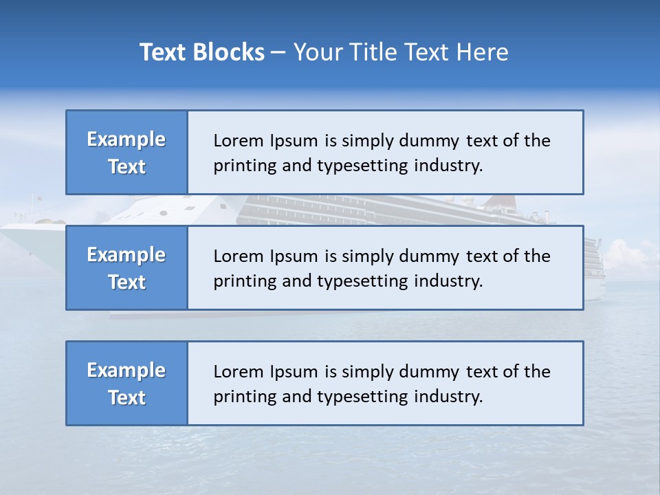 Vacation Transportatio Nautical PowerPoint Template