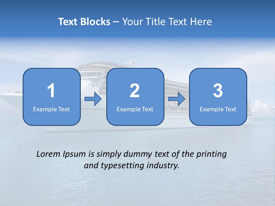 Vacation Transportatio Nautical PowerPoint Template