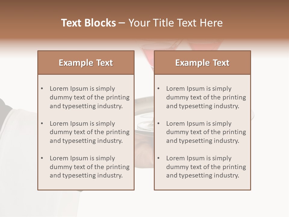A Person Holding A Tray With Two Glasses Of Wine On It PowerPoint Template