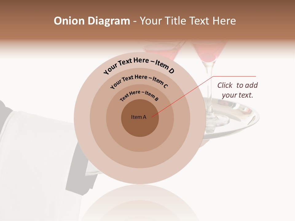 A Person Holding A Tray With Two Glasses Of Wine On It PowerPoint Template