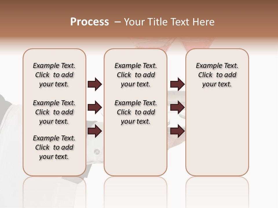 A Person Holding A Tray With Two Glasses Of Wine On It PowerPoint Template