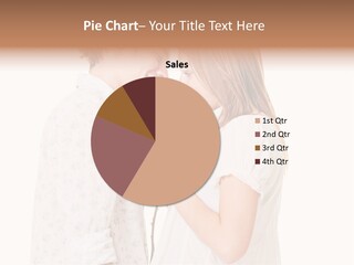 A Man And A Woman Holding A Rose Together PowerPoint Template