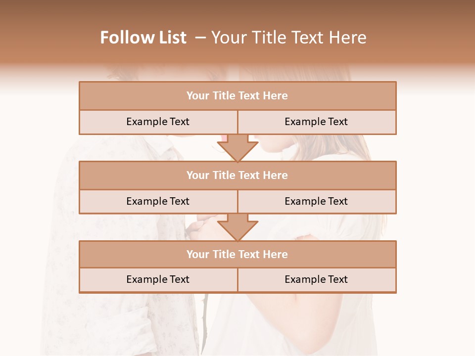 A Man And A Woman Holding A Rose Together PowerPoint Template