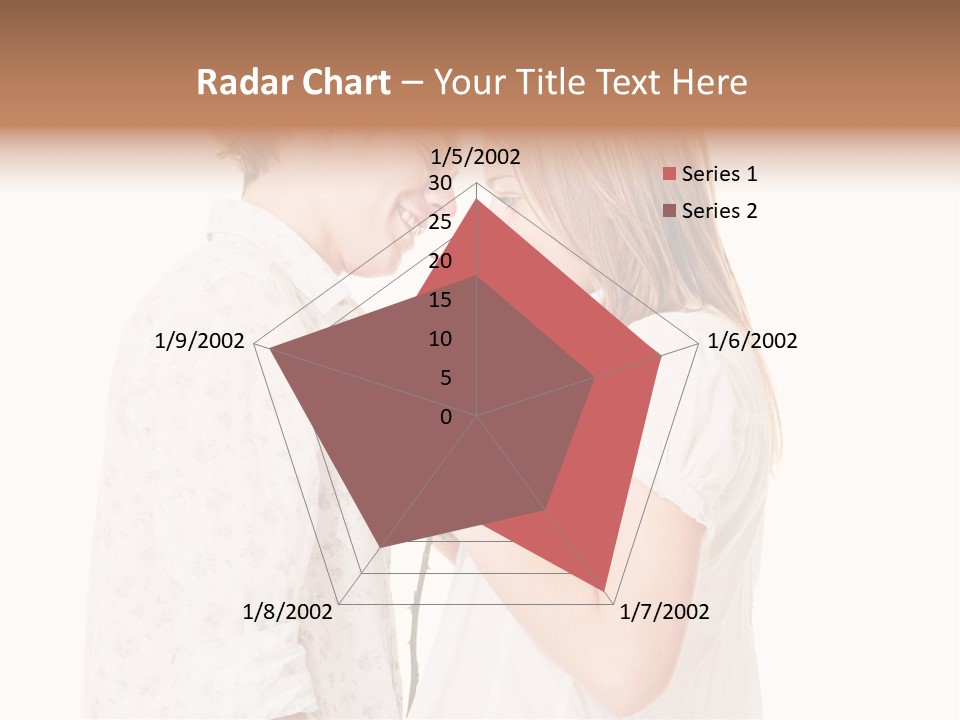 A Man And A Woman Holding A Rose Together PowerPoint Template