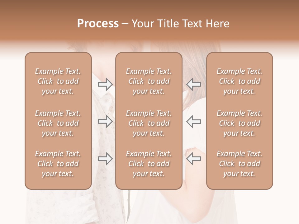 A Man And A Woman Holding A Rose Together PowerPoint Template