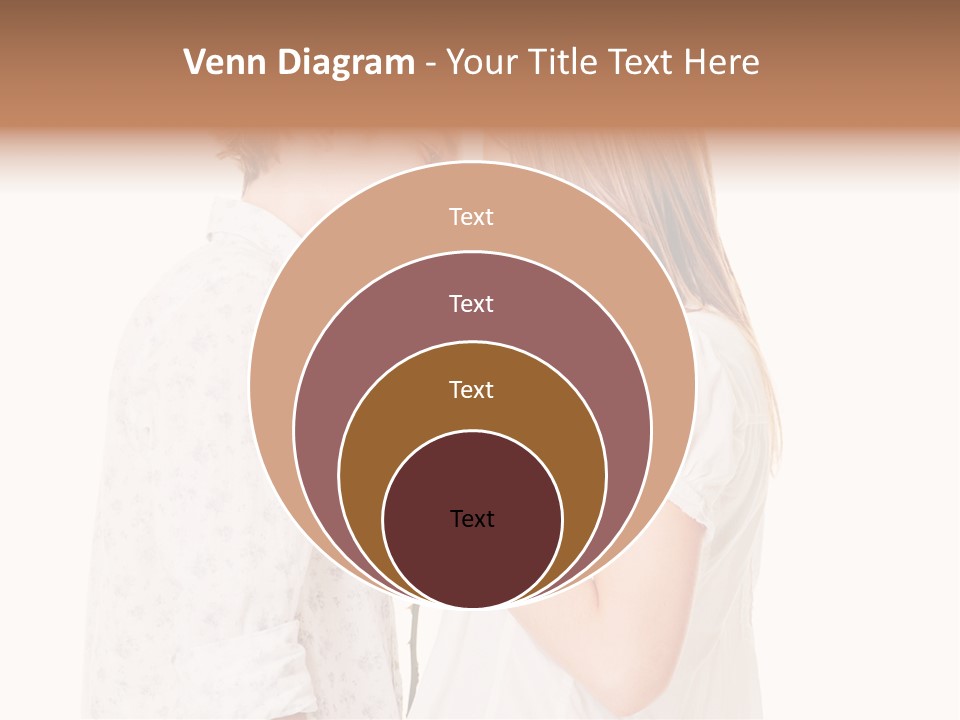 A Man And A Woman Holding A Rose Together PowerPoint Template