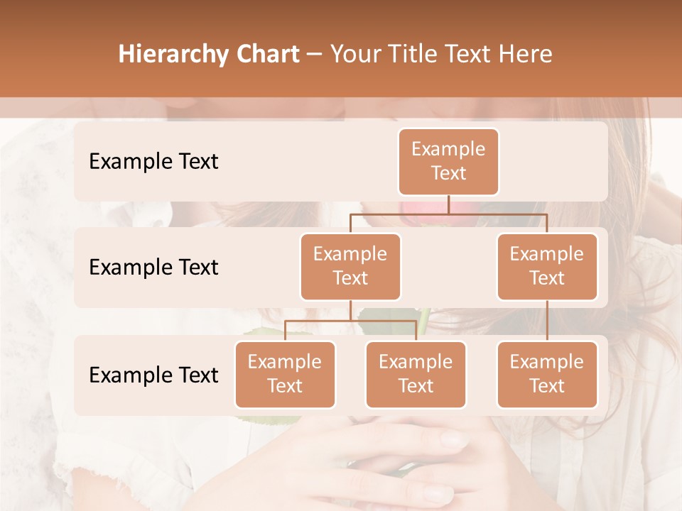 White Caucasian Pair PowerPoint Template
