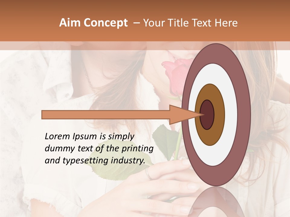 White Caucasian Pair PowerPoint Template