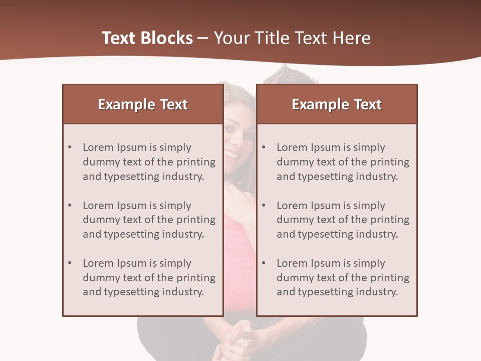 Boy Relationship Smiley PowerPoint Template