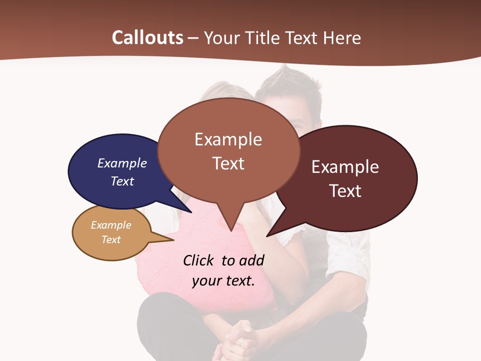 Boy Relationship Smiley PowerPoint Template