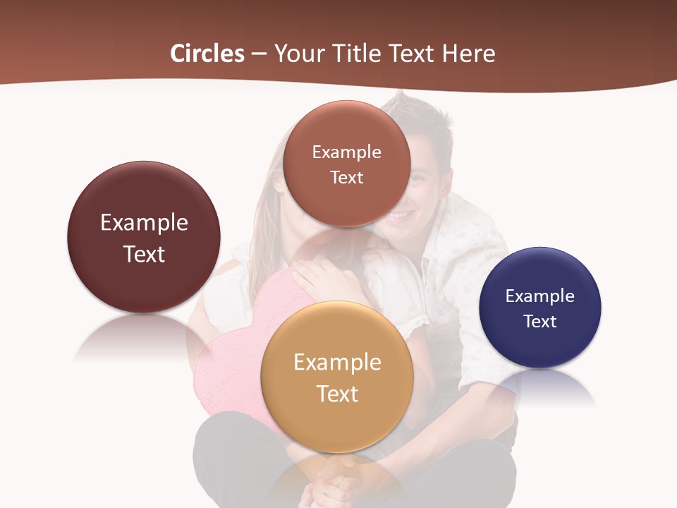 Boy Relationship Smiley PowerPoint Template