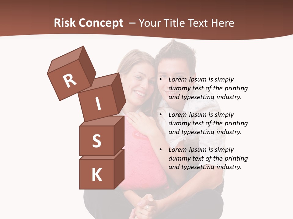 Boy Relationship Smiley PowerPoint Template