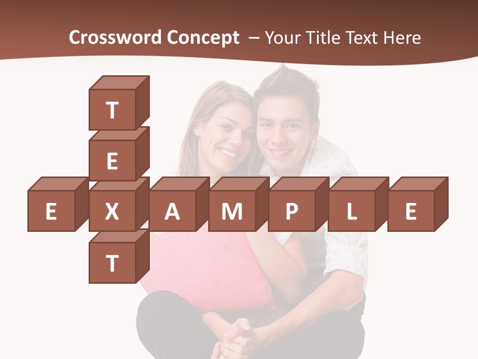 Boy Relationship Smiley PowerPoint Template