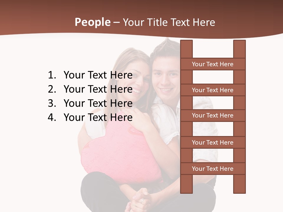 Boy Relationship Smiley PowerPoint Template