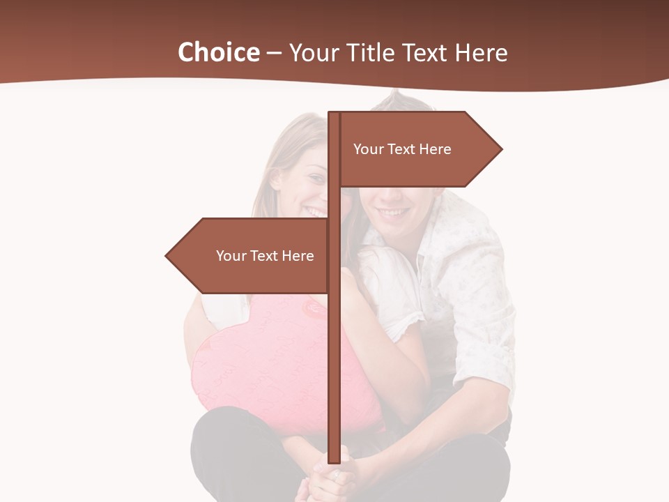 Boy Relationship Smiley PowerPoint Template