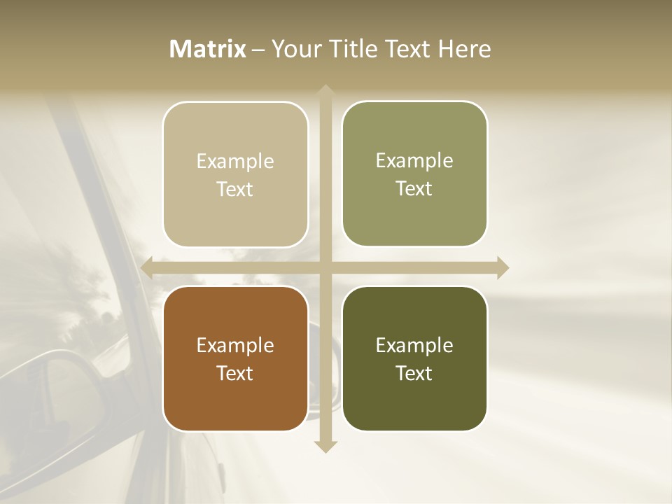 Driver Faster Futuristic PowerPoint Template