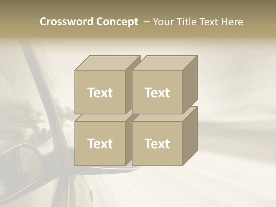 Driver Faster Futuristic PowerPoint Template