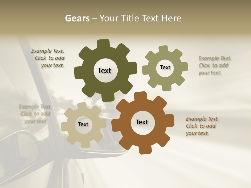 Driver Faster Futuristic PowerPoint Template