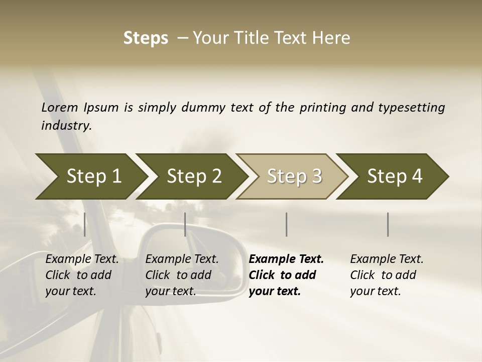 Driver Faster Futuristic PowerPoint Template
