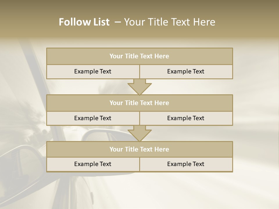 Driver Faster Futuristic PowerPoint Template
