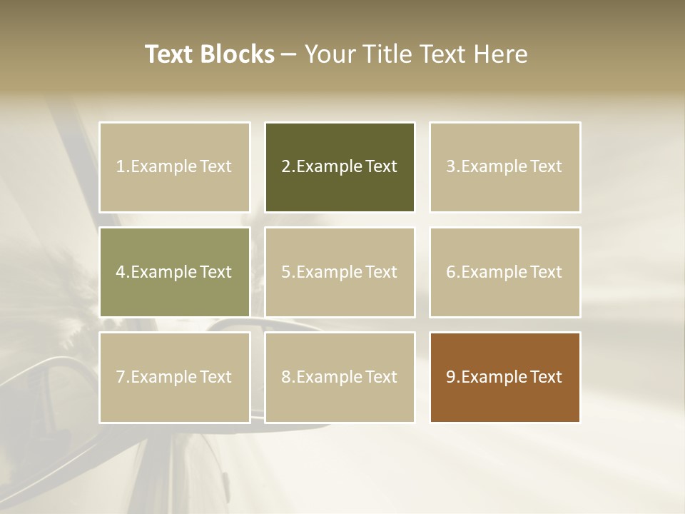 Driver Faster Futuristic PowerPoint Template