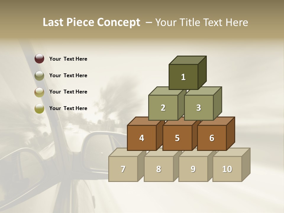 Driver Faster Futuristic PowerPoint Template