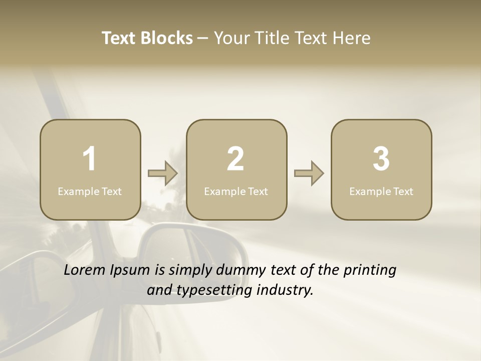 Driver Faster Futuristic PowerPoint Template