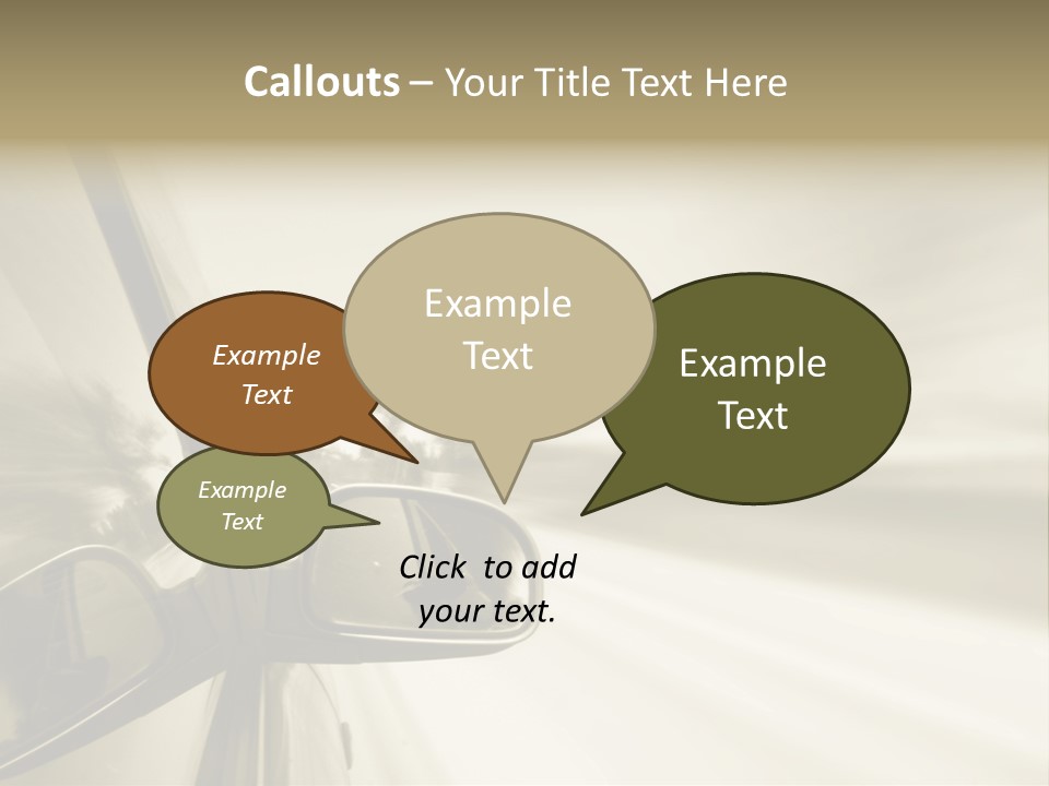 Driver Faster Futuristic PowerPoint Template