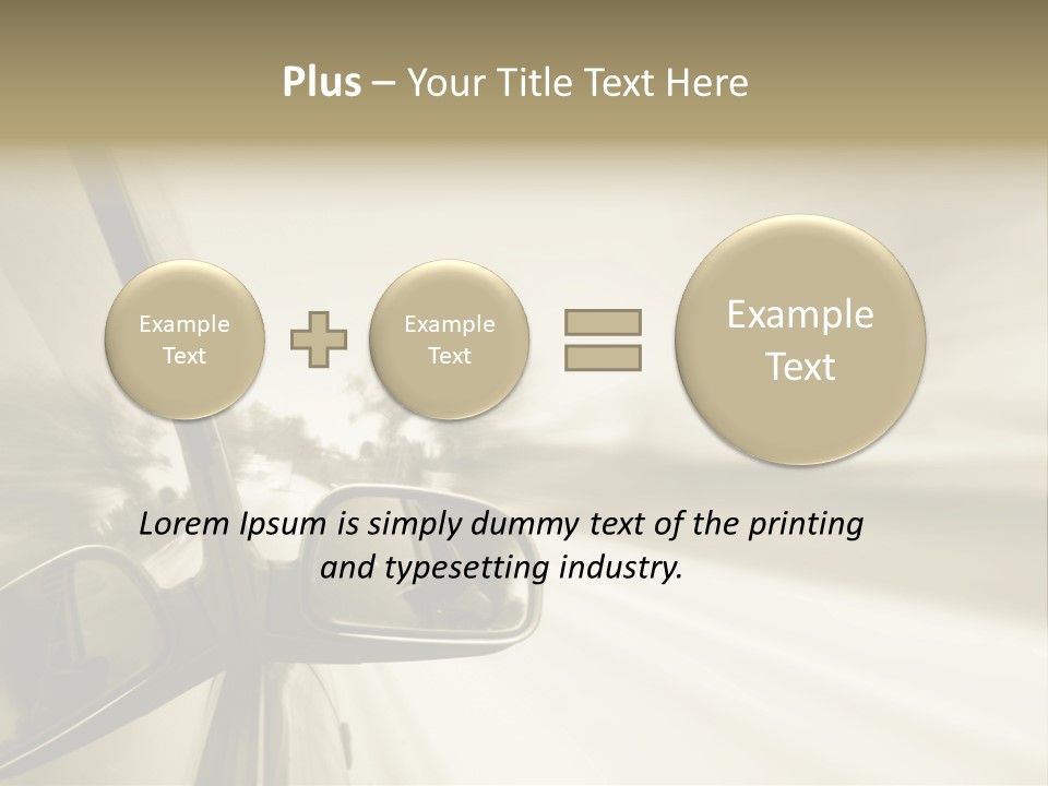 Driver Faster Futuristic PowerPoint Template