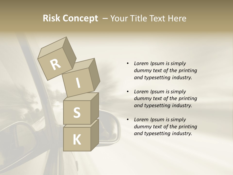 Driver Faster Futuristic PowerPoint Template