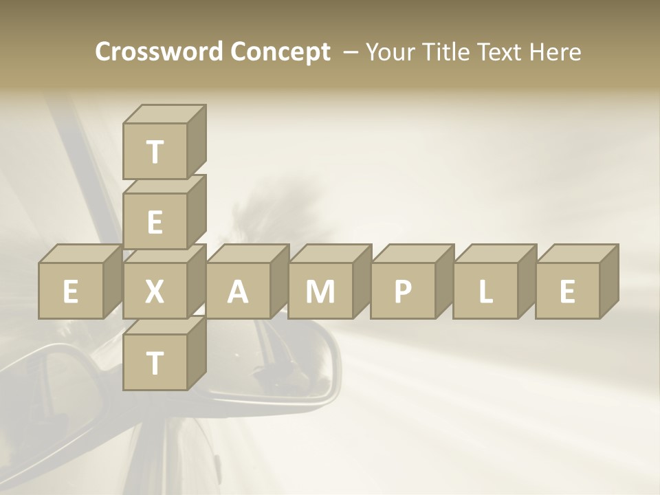 Driver Faster Futuristic PowerPoint Template