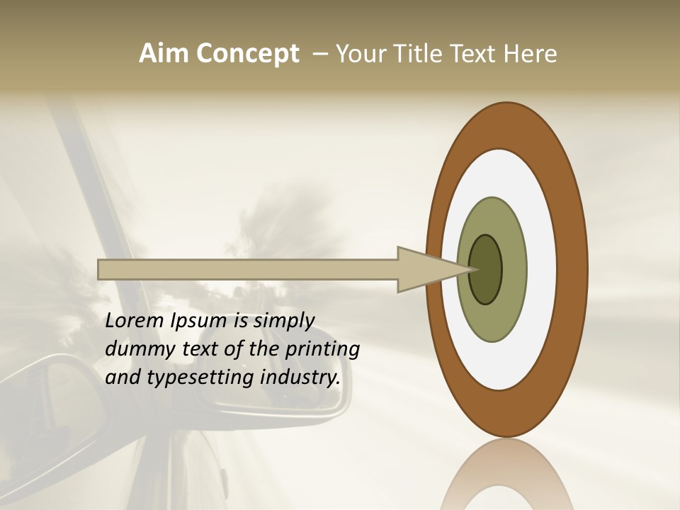 Driver Faster Futuristic PowerPoint Template