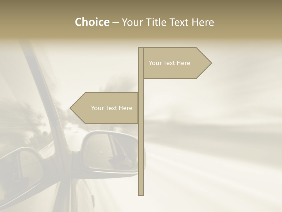 Driver Faster Futuristic PowerPoint Template