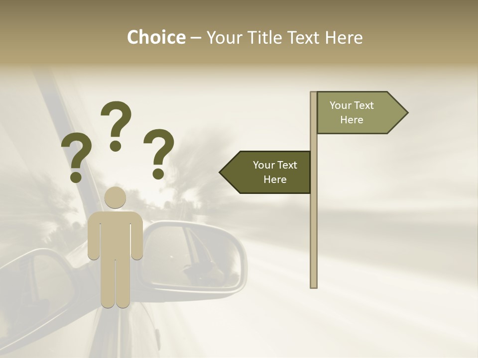 Driver Faster Futuristic PowerPoint Template
