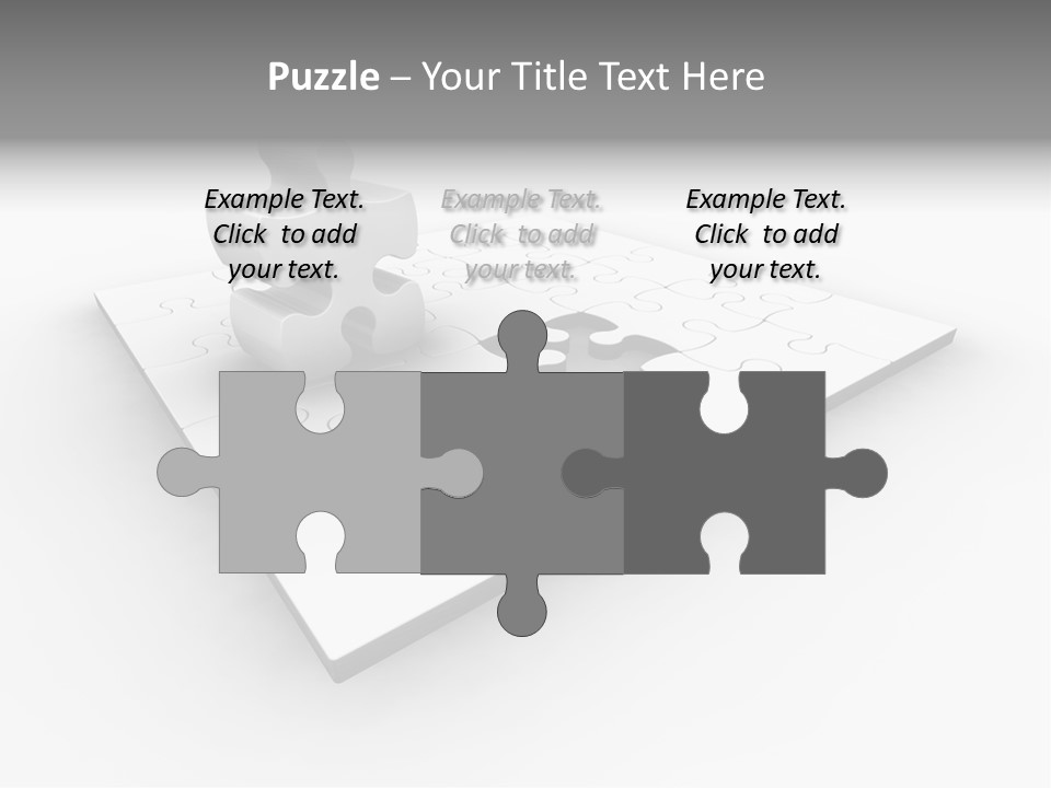 Problem Business Piece PowerPoint Template