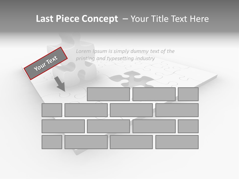 Problem Business Piece PowerPoint Template