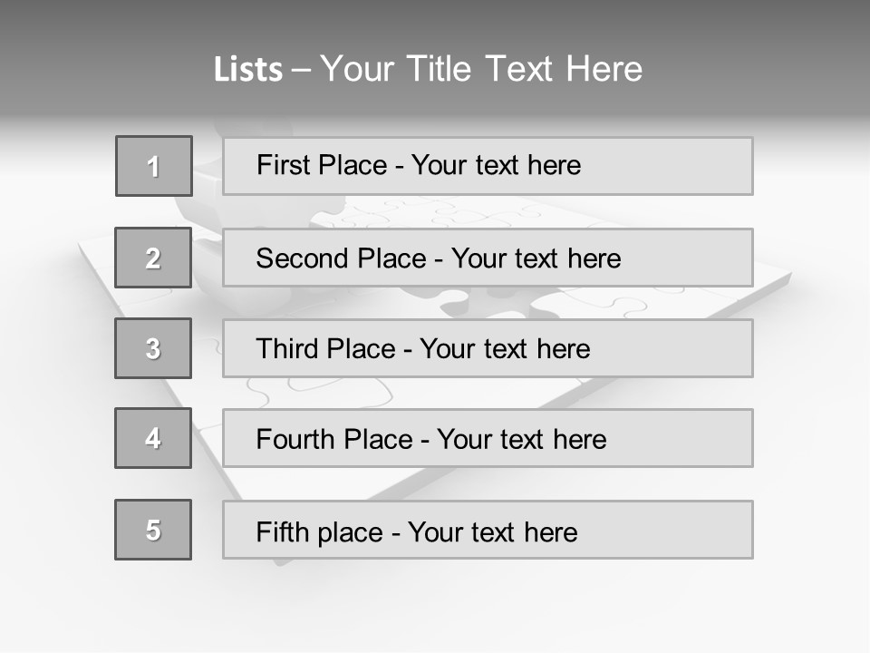 Problem Business Piece PowerPoint Template