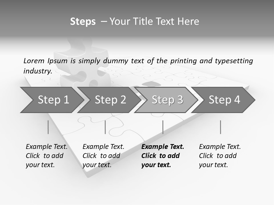 Problem Business Piece PowerPoint Template