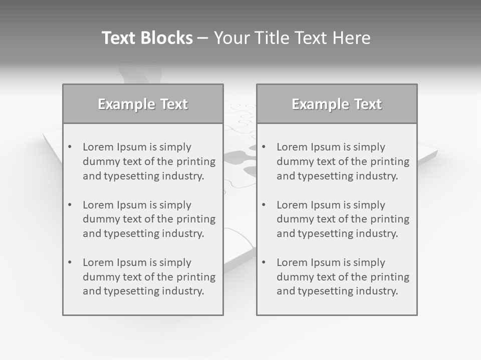 Problem Business Piece PowerPoint Template