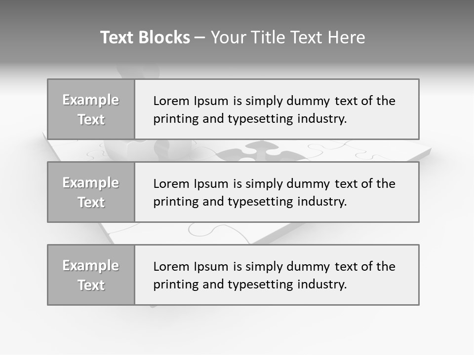 Problem Business Piece PowerPoint Template