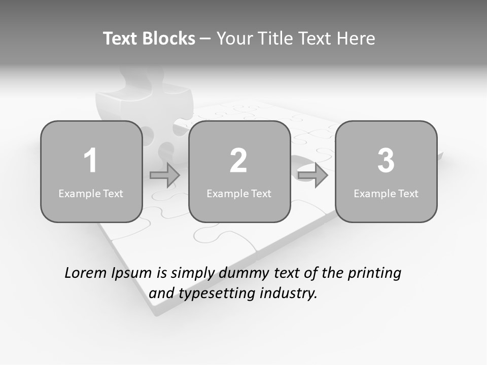 Problem Business Piece PowerPoint Template