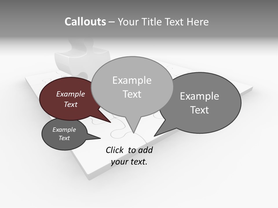 Problem Business Piece PowerPoint Template