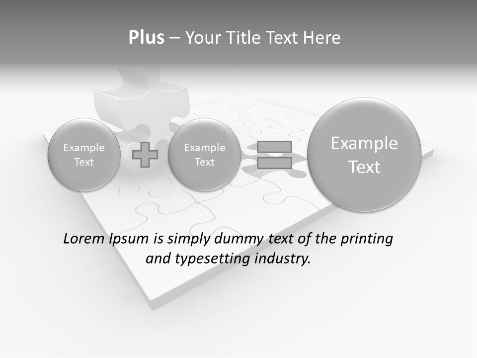 Problem Business Piece PowerPoint Template