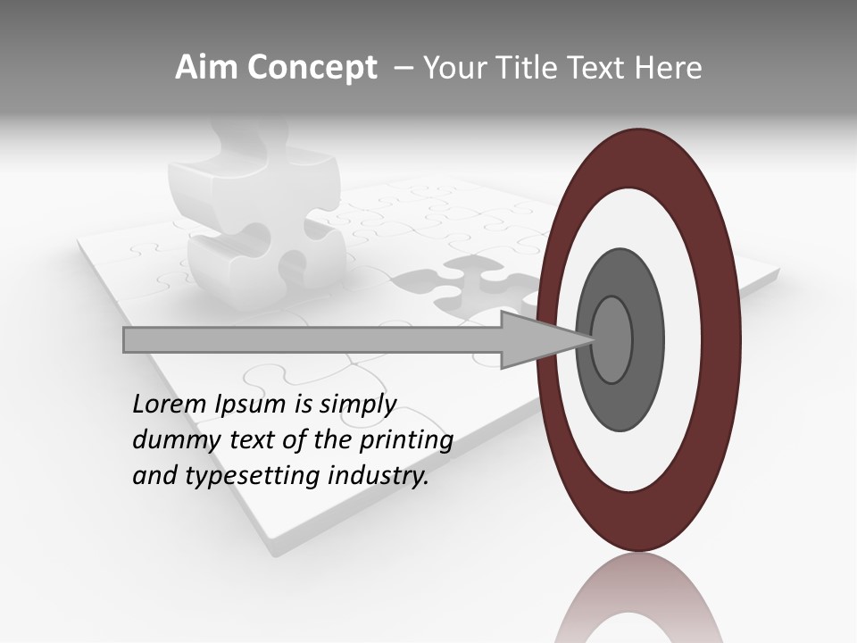 Problem Business Piece PowerPoint Template
