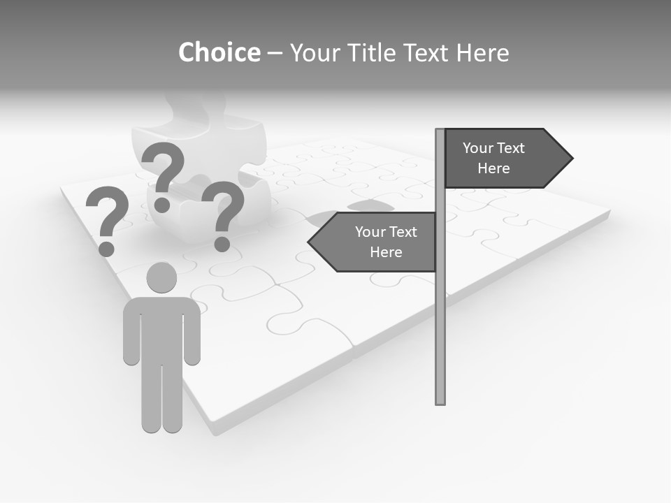 Problem Business Piece PowerPoint Template