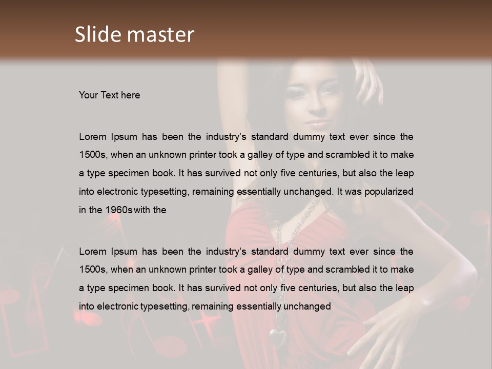 Lips Studio Hot PowerPoint Template