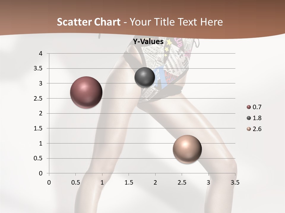 A Woman In High Heels Is Dancing On A White Background PowerPoint Template