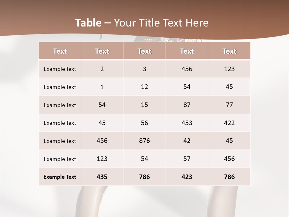 A Woman In High Heels Is Dancing On A White Background PowerPoint Template